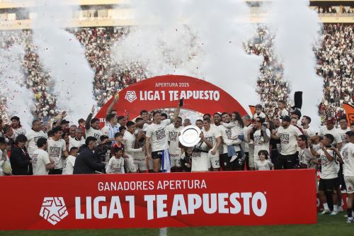 Universitario de Deportes se corona ganador del Torneo Apertura 2025