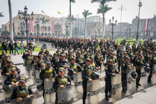 Fiestas Patrias: más de 20,000 policías garantizarán la seguridad y orden en Lima. Foto: ANDINA/Difusión.