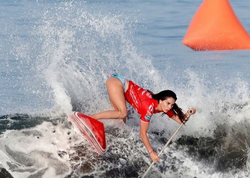 Vania Torres volvió a brillar en el Panamericano de Surf