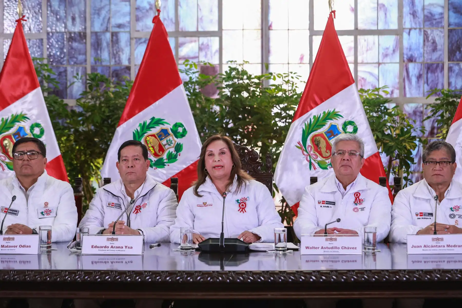 La presidenta de la república, Dina Boluarte Zegarra, lidera la presentación de la estrategia nacional para impulsar una minería formal, responsable y sostenible en todo el país. 
Foto: ANDINA/Prensa Presidencia