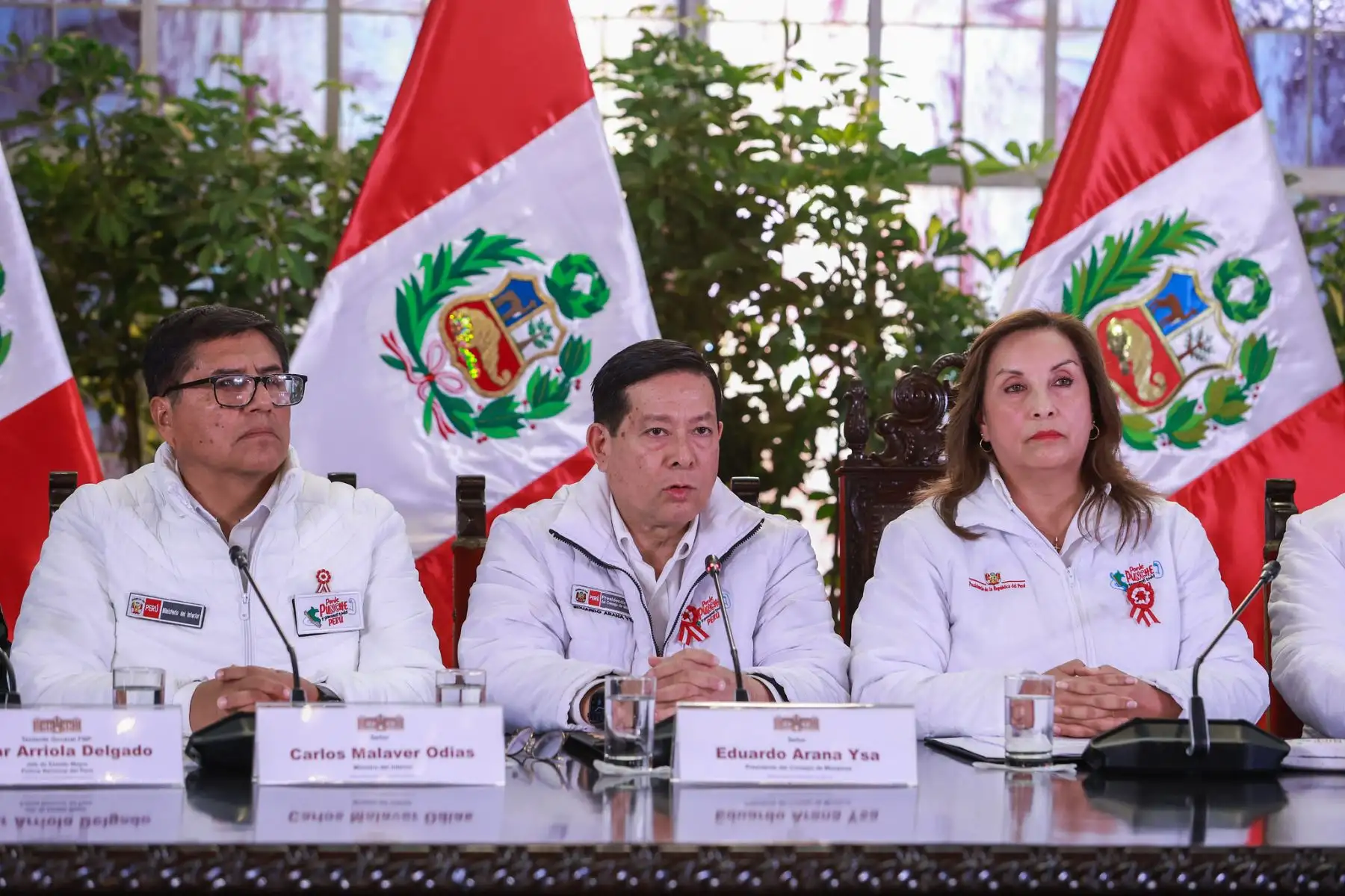 La presidenta de la república, Dina Boluarte Zegarra, lidera la presentación de la estrategia nacional para impulsar una minería formal, responsable y sostenible en todo el país. 
Foto: ANDINA/Prensa Presidencia