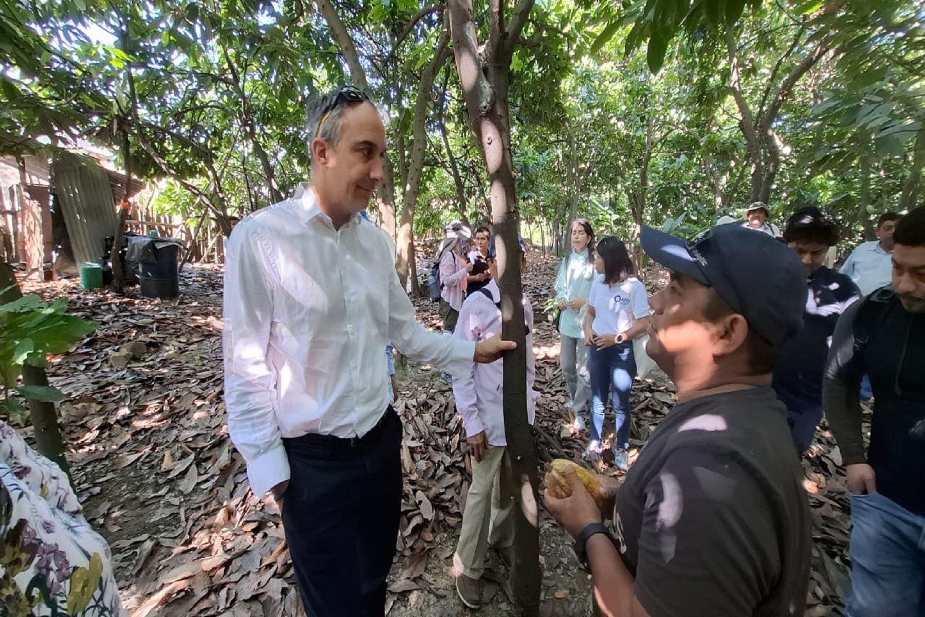 Director de la Agencia Francesa de Desarrollo en el Perú, Clément Larrue.