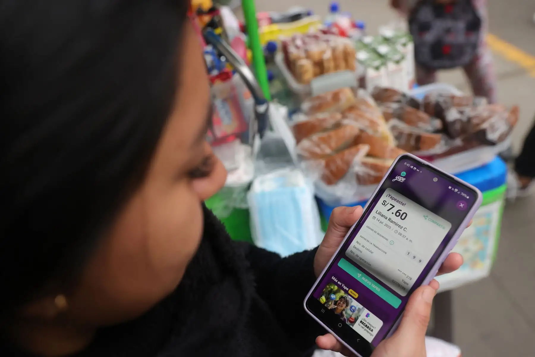 Habilitan billetera digital para el pago de haberes a trabajadores. Yape plin. Foto: ANDINA/Melina Mejía