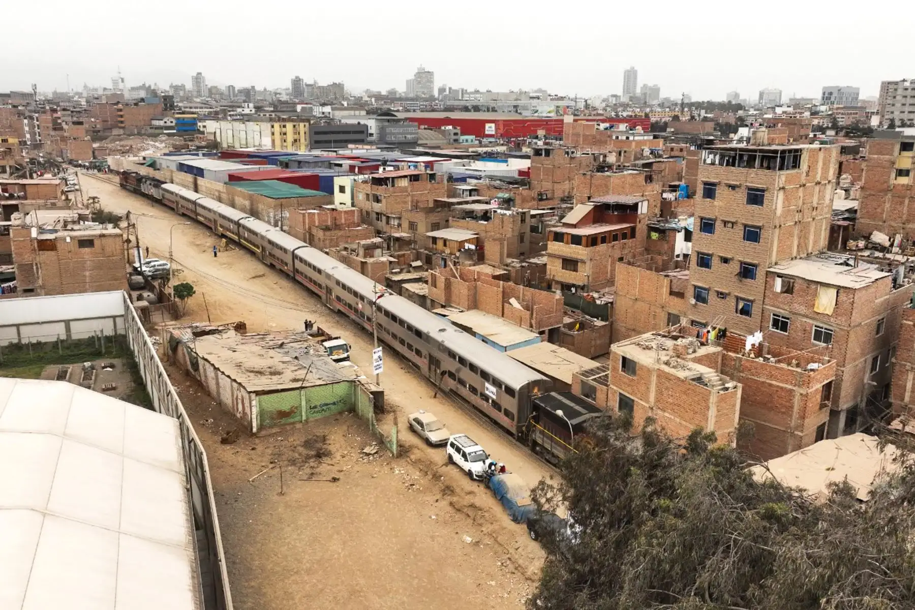 Así fue el traslado del Tren Lima-Chosica al Parque de La Muralla. Foto: ANDINA/ Municipalidad de Lima