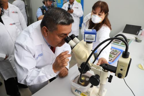 El Senasa inauguró un centro de producción insectos y ácaros benéficos en el distrito de Ate. Foto: SENASA/Difusión.