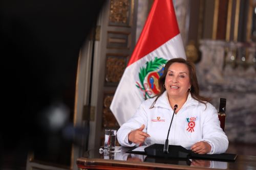 Presidenta de la república, Dina Boluarte, presenta reporte de avances y logros del sector vivienda