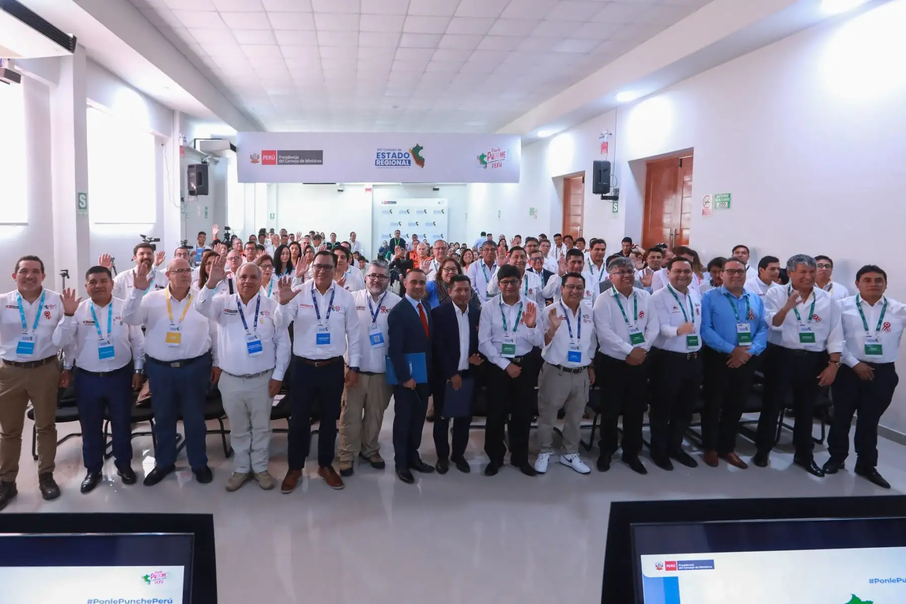 En la región Loreto se realizó el VIII Consejo de Estado Regional el lunes 14 de julio de 2025, con la participación de gobernadores regionales y del ministro de Salud, César Vásquez, cuya cartera dio viabilidad a diferentes proyectos de salud. Foto: Minsa