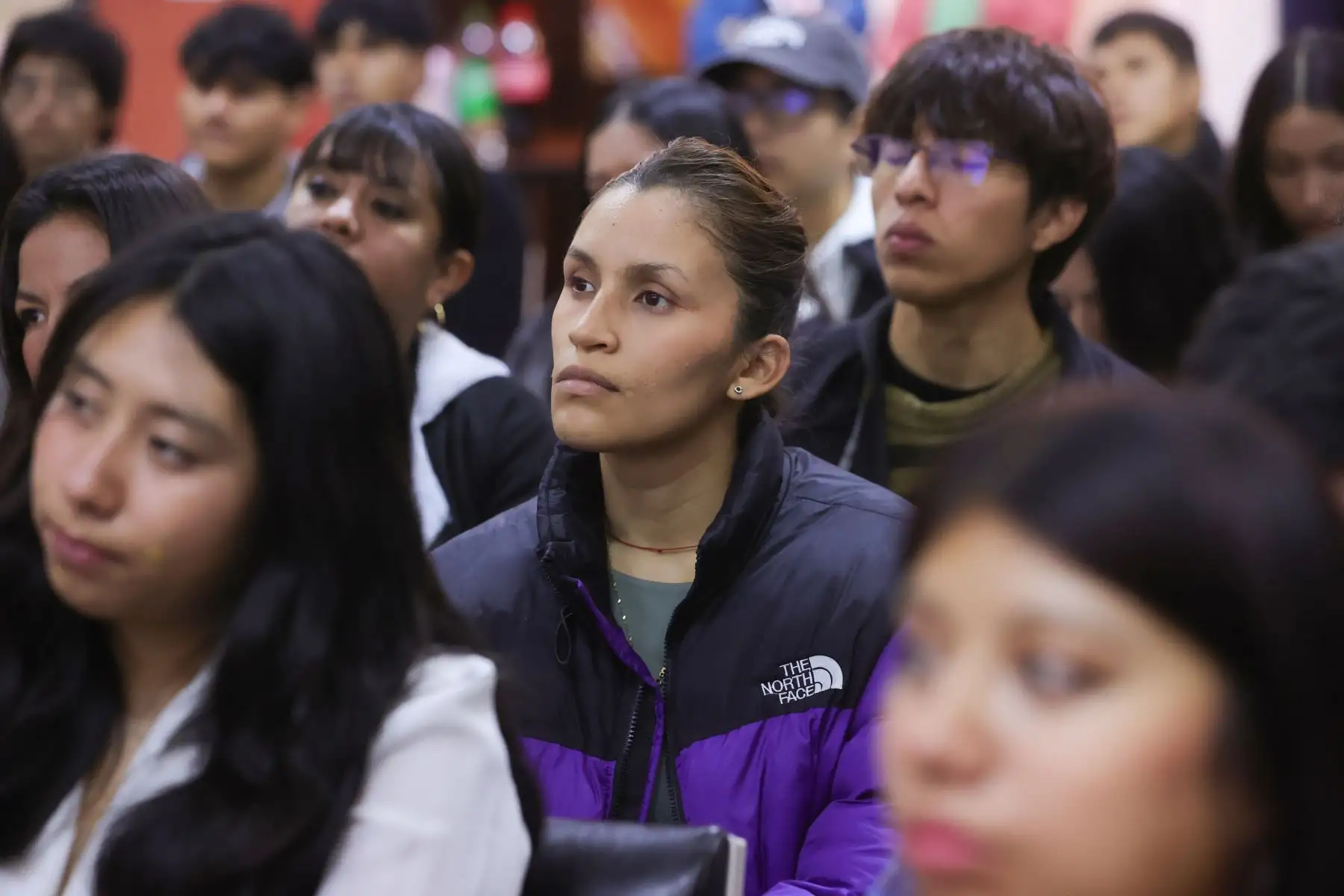 Estudiantes  de la Universidad Nacional José Faustino Sánchez Carrión de Huacho participaron de la iniciativa Vive Andina, donde destacados periodistas de la Agencia de Noticias Andina compartieron sus experiencias y conocimientos. 
Foto: ANDINA/Melina Mejía