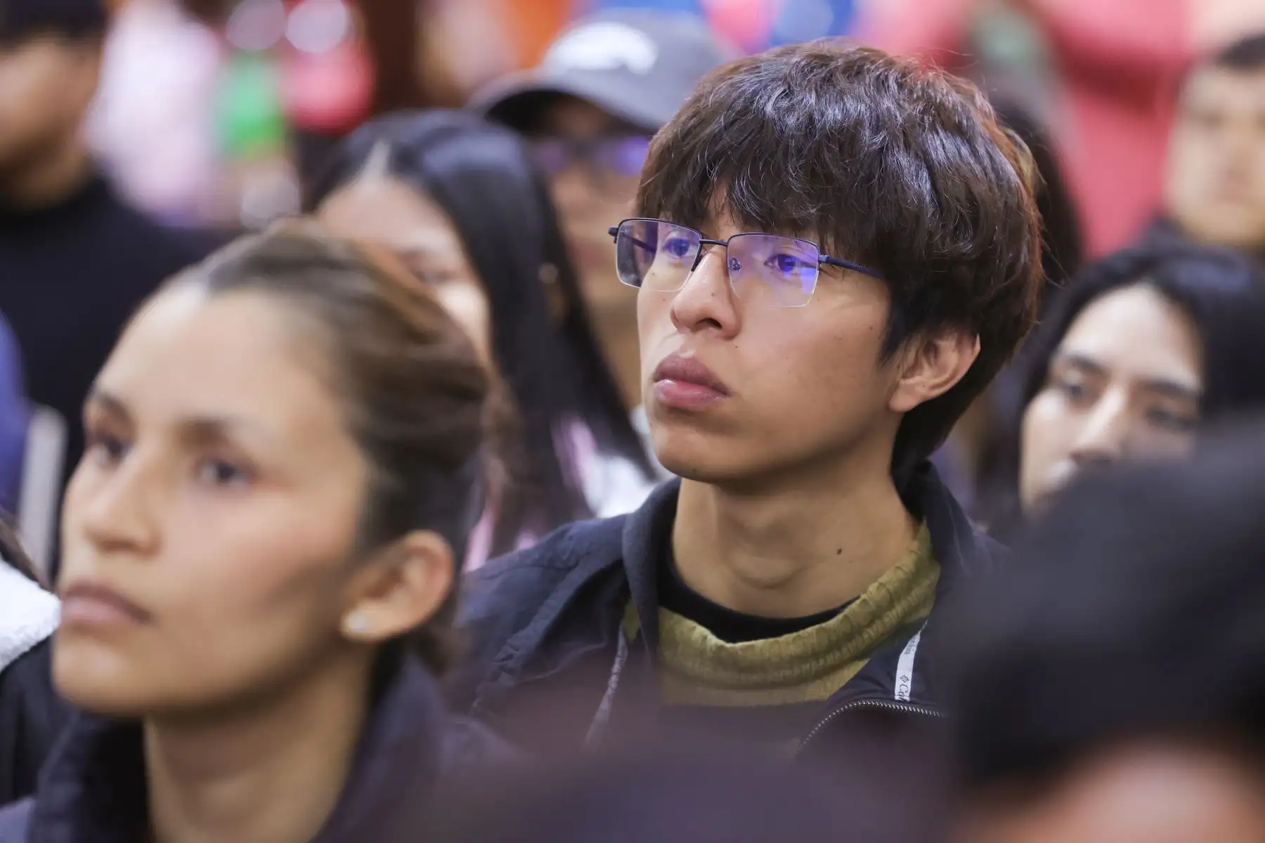 Estudiantes  de la Universidad Nacional José Faustino Sánchez Carrión de Huacho participaron de la iniciativa Vive Andina, donde destacados periodistas de la Agencia de Noticias Andina compartieron sus experiencias y conocimientos. 
Foto: ANDINA/Melina Mejía