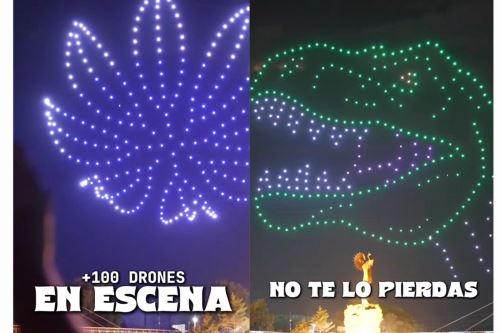 El Circuito Mágico del Agua realizará por primera vez un show de drones por Fiestas Patrias. Imagen: Captura TV