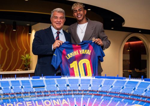 Lamine Yamal usará el dorsal 10 que usó Lionel Messi