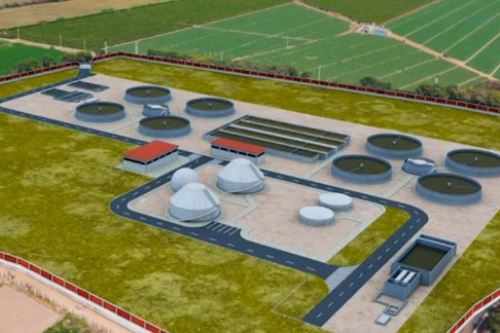 Proyecto PTAR Chincha. ANDINA/Difusión
