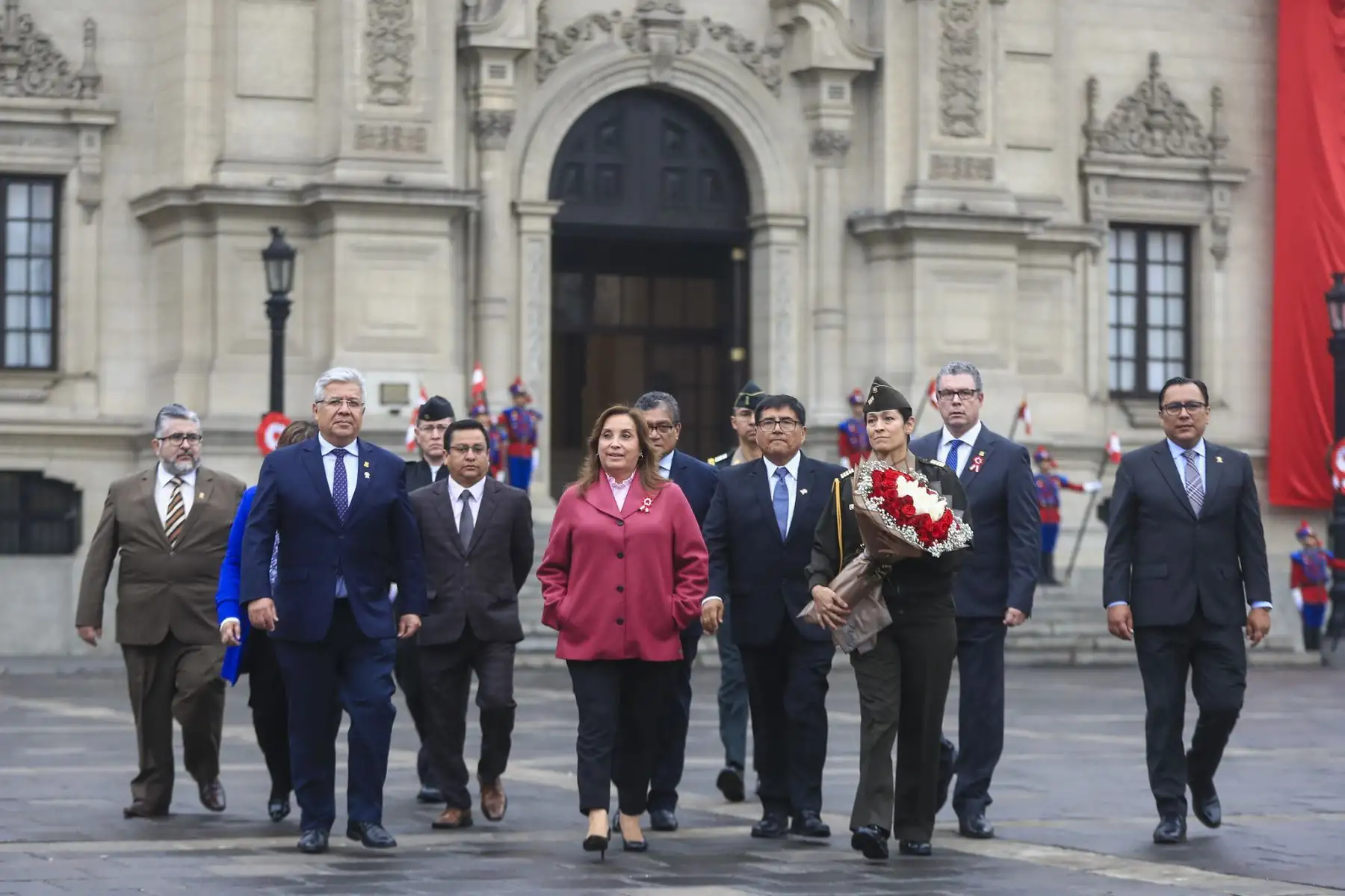 Despacho Presidencial rinde homenaje a la Virgen del Cármen. Foto: ANDINA/Prensa Presidencia