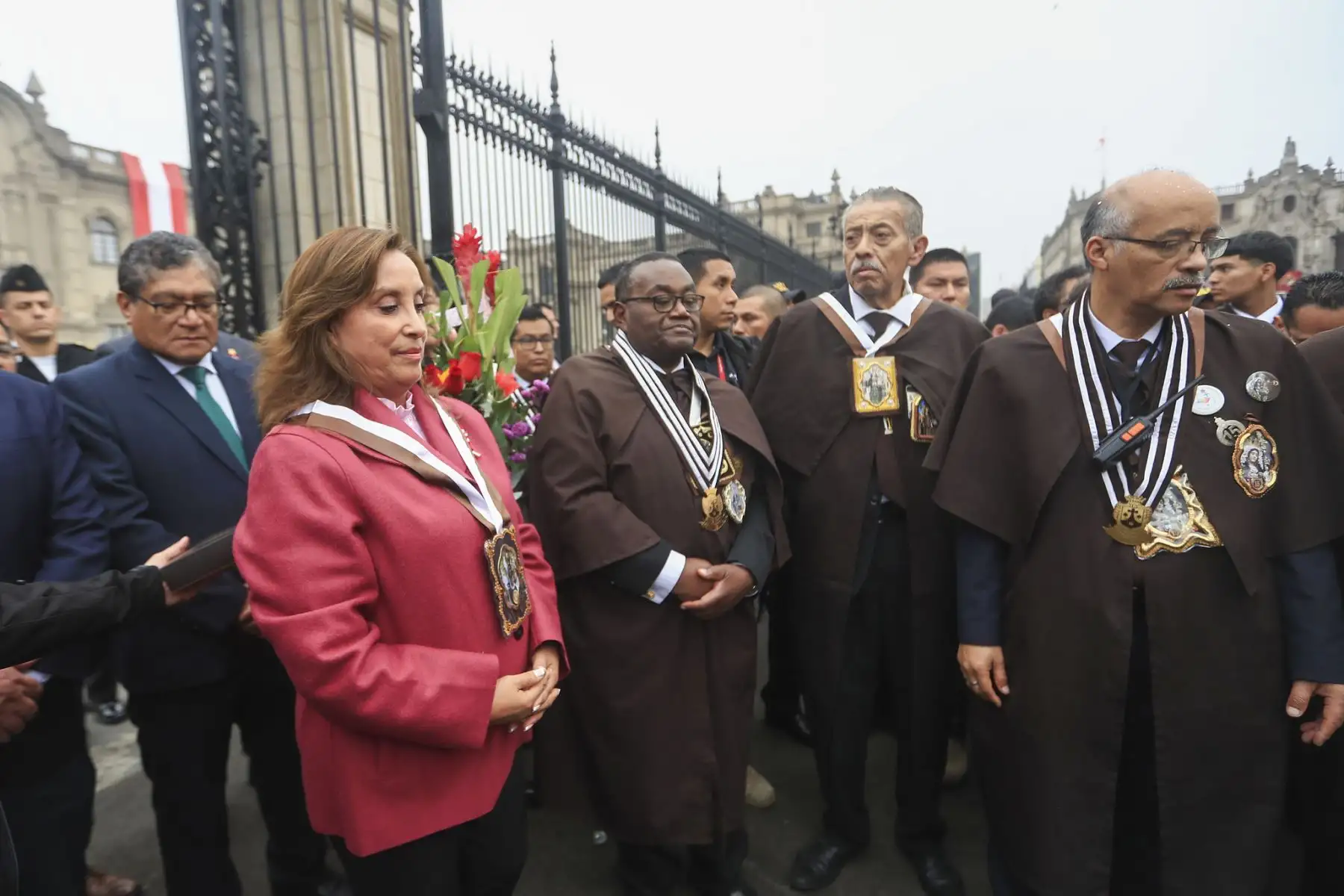 Despacho Presidencial rinde homenaje a la Virgen del Cármen. Foto: ANDINA/Prensa Presidencia
