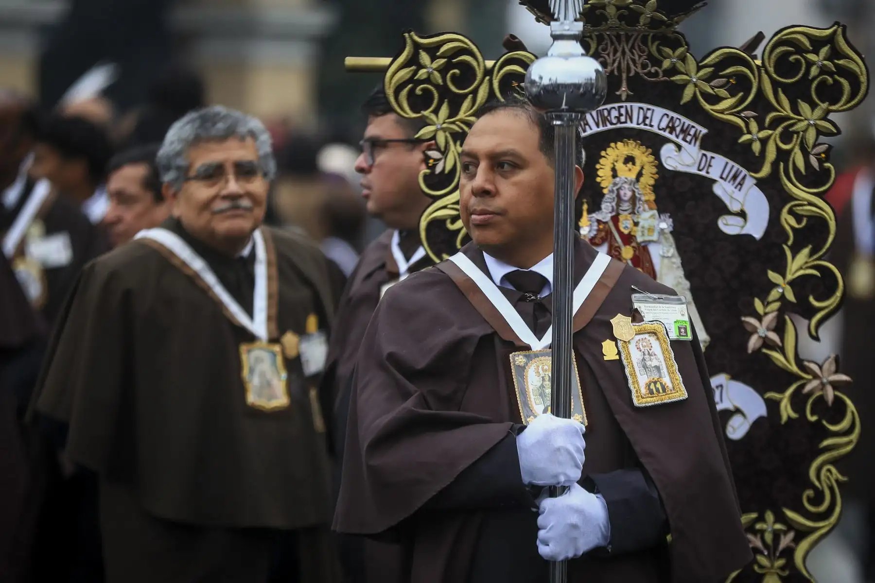 Despacho Presidencial rinde homenaje a la Virgen del Cármen. Foto: ANDINA/Prensa Presidencia
