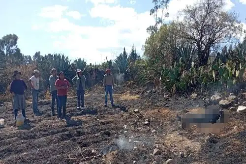 La víctima mortal era agricultor y se encontraba preparando su terreno para una nueva campaña de cultivo al momento del lamentable incidente.