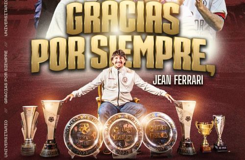 Universitario agradeció el trabajo realizado por Jean Ferrari en la administración temporal