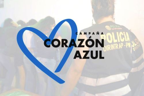Corazón Azul: Mininter lidera campaña para fomentar denuncias sobre trata de personas. Foto: ANDINA/Difusión.