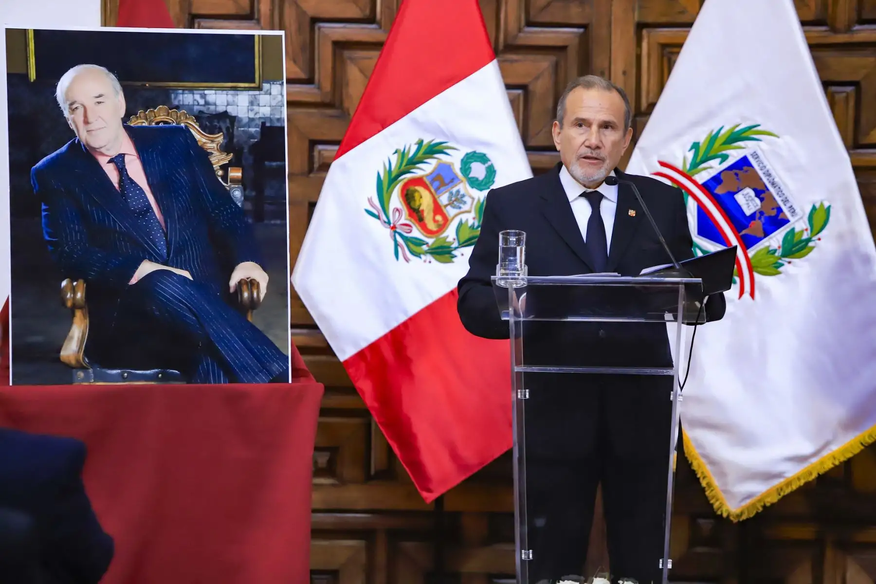 Ceremonia de Homenaje in memoriam al Embajador José Antonio García Belaúnde. Foto: ANDINA/Prensa Presidencia