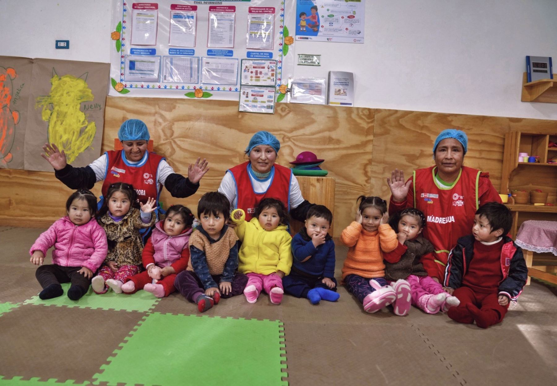 El programa social Cuna Más destacó los logros alcanzados en la lucha contra la anemia infantil en la región Huancavelica. ANDINA/Difusión