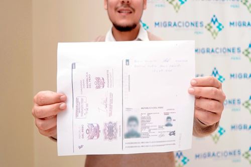Copia certificada del pasaporte electrónico peruano. Foto: ANDINA/Difusión