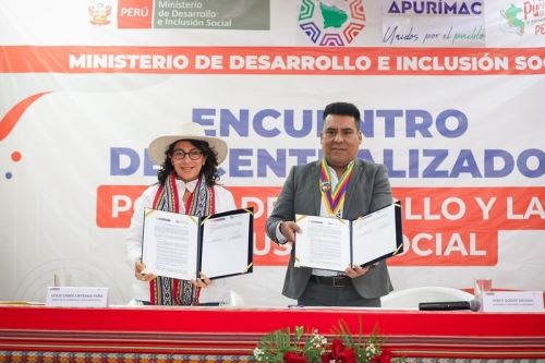 El Pacto Macro Regional por el Desarrollo e Inclusión Social al 2030: Crecer en los Andes con oportunidades es un instrumento que formaliza el compromiso conjunto. Foto: Midis