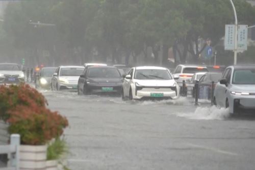 La tormenta tropical severa avanza ahora hacia la costa sur de China, donde las autoridades meteorológicas emitieron el viernes una alerta amarilla y se espera que impacte entre el 20 y el 21 de julio. Foto: INTERNET/Medios