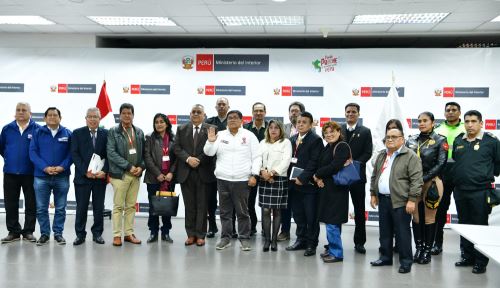 Durante la cita, el titular del Mininter señaló que se ha fortalecido el trabajo de inteligencia y existe una mejor capacidad de respuesta de la PNP. Foto: Difusión