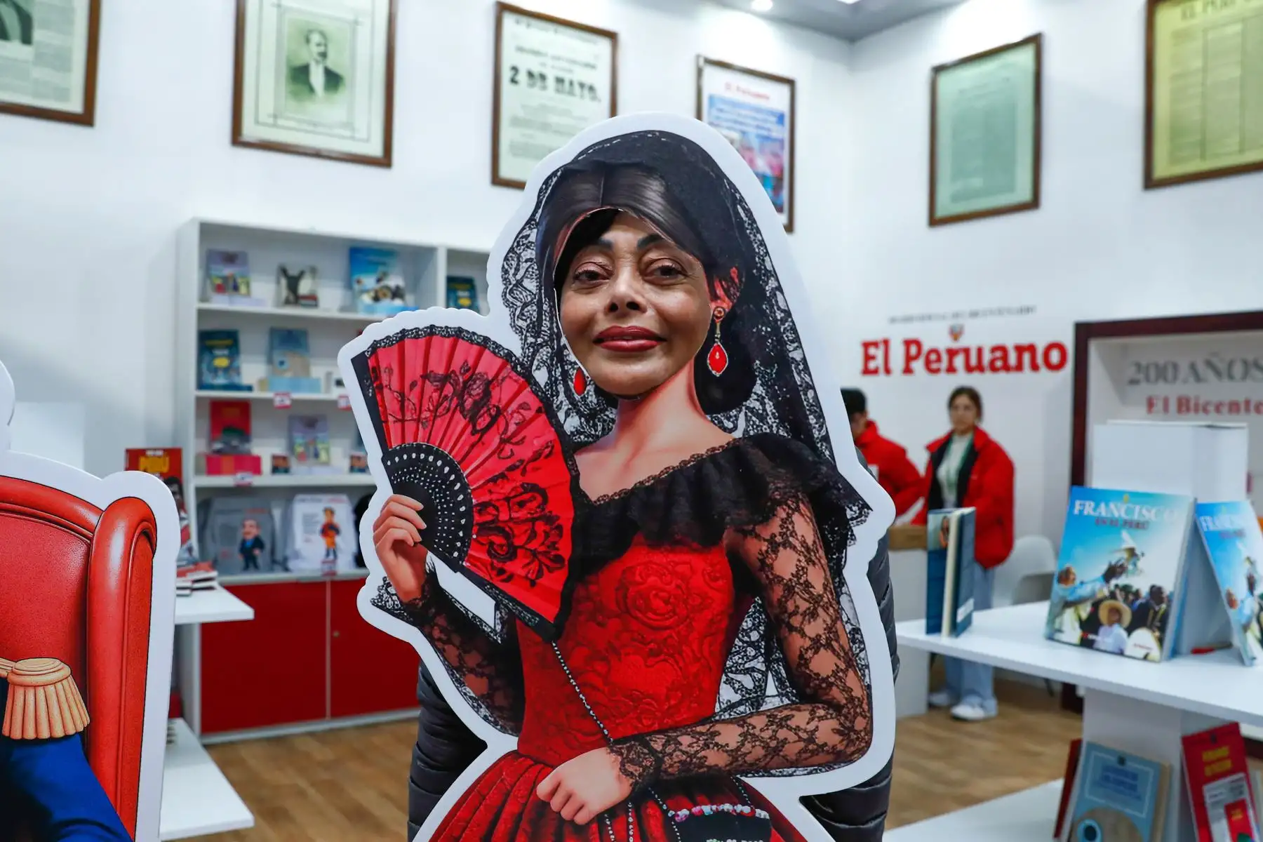 El Diario El Peruano y la Agencia de Noticias Andina se hacen presentes en la 29 Feria Internacional del Libro FIL Lima 2025 en Jesús María a través de uno de los stands del evento, en el que ofrecen al público diversas publicaciones de su fondo editorial, así como souvenires relacionados a la cultura peruana. Foto: ANDINA/Daniel Bracamonte