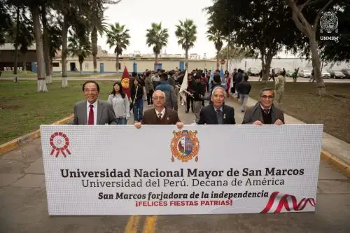 Estudiantes y decanos de San Marcos marcharán en Gran Parada y Desfile Cívico Militar. Foto: ANDINA/Difusión