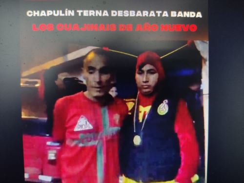 Agente disfrazado de Chapulín Colorado desarticula banda de narcotraficantes en Comas. Foto: DifusiónDifusión