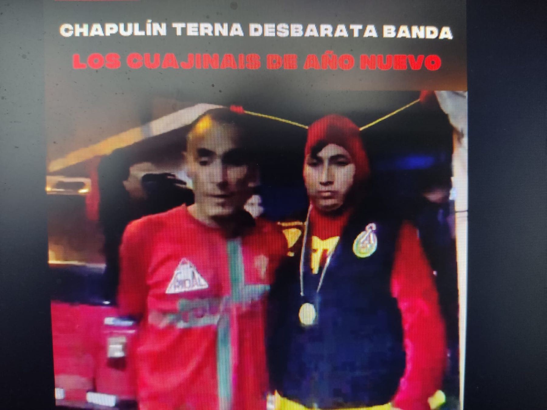 Agente disfrazado de Chapulín Colorado desarticula banda de narcotraficantes en Comas. Foto: DifusiónDifusión