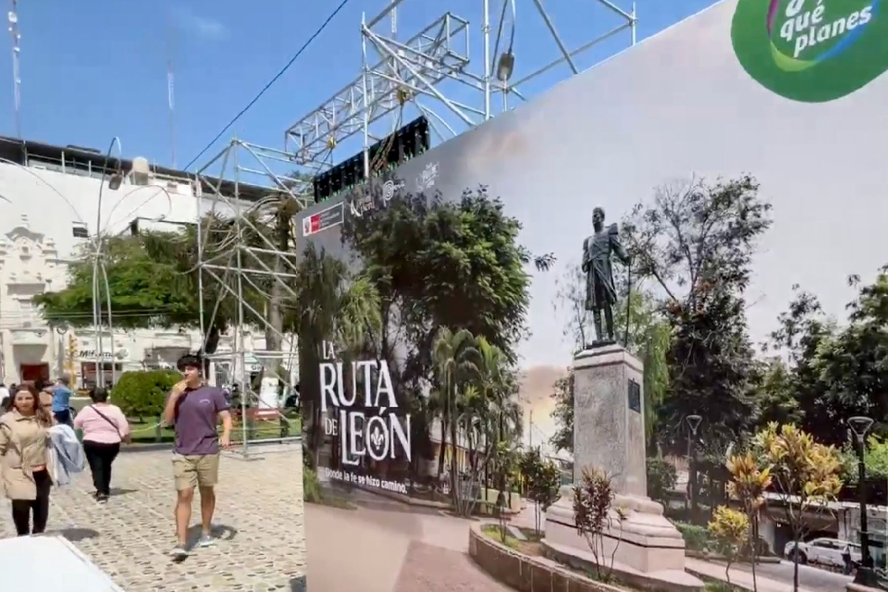 Gran expectativa en Chiclayo por el lanzamiento de la Ruta Turística Caminos del Papa León XIV. Captura TV