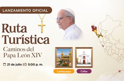El Perú y el mundo conocerá hoy la Ruta Turiística Caminos del Papa León XIV. Durante la ceremonia se presentará, además, la campaña "La Ruta de León", que busca promover el arribo de turistas a esos destinos.