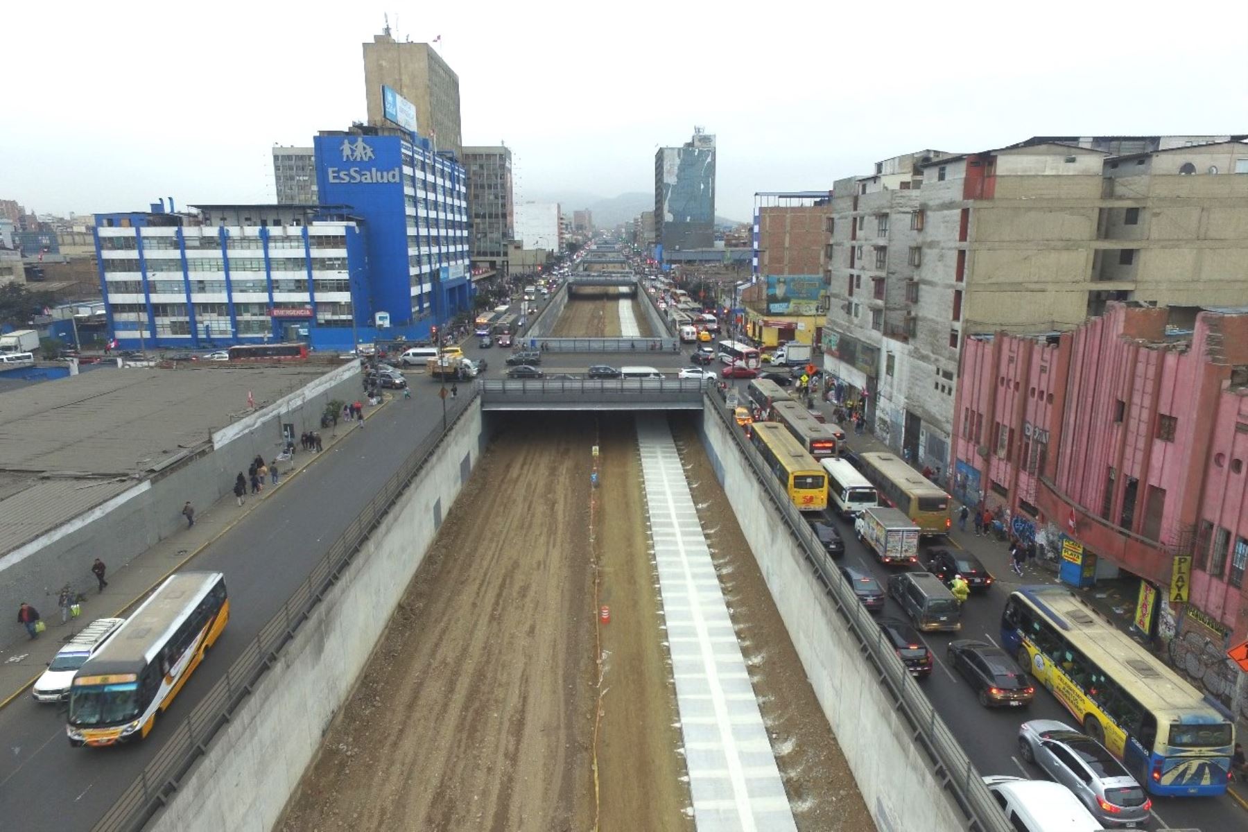 Trabajos se desarrollan las 24 horas y en agosto se presentará primer avance de obras, informa Emape. Foto: Difusión 