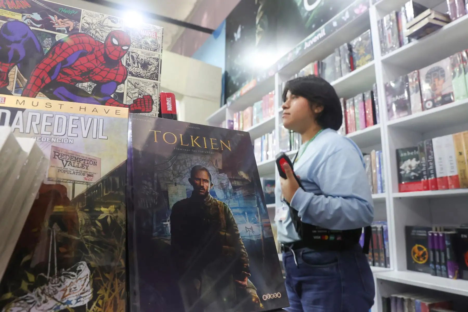 Los libros de comics son de los más buscados por los jóvenes. Foto: ANDINA/Melina Mejía