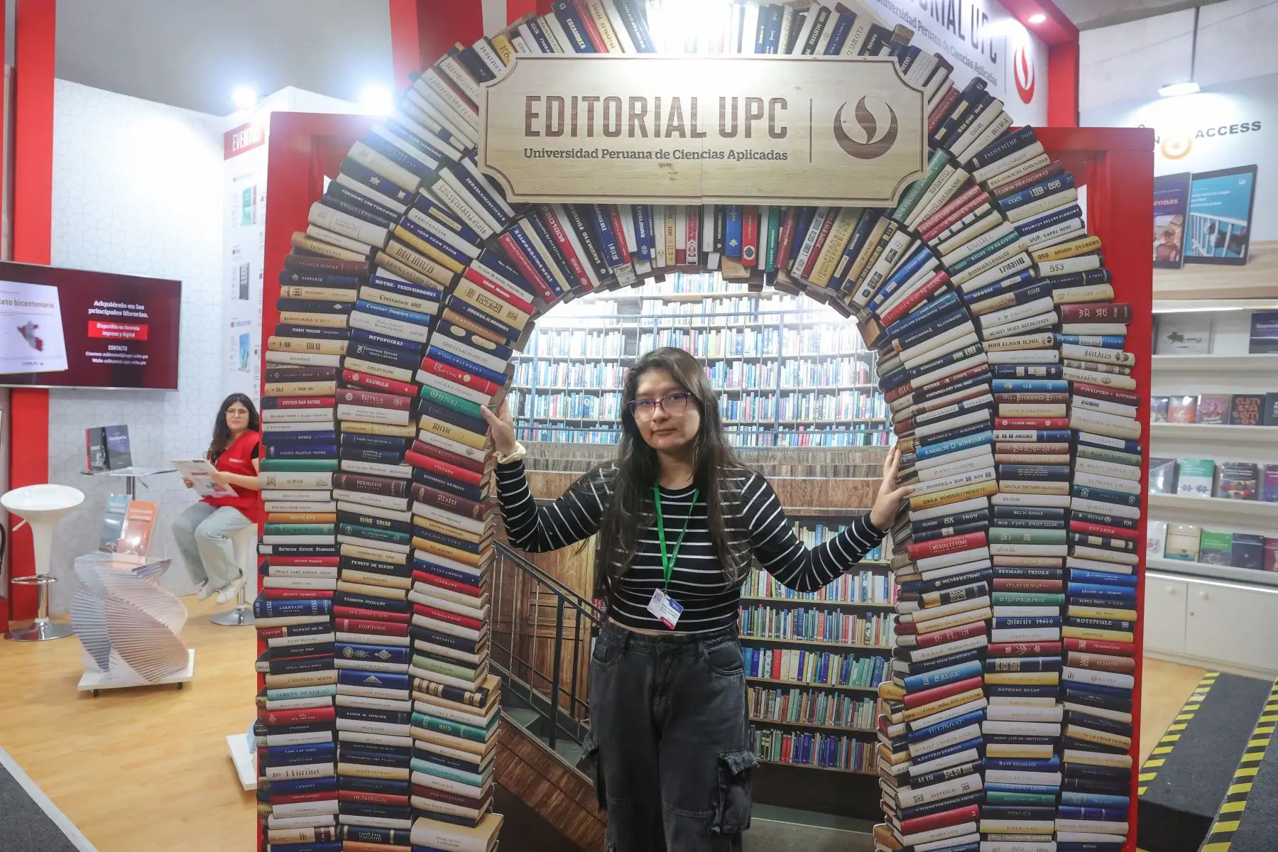 Este año la Feria del Libro presenta a sus visitantes una experiencia instagrameable, donde los asistentes podrán fotografiarse en singulares ambientes.  Foto: ANDINA/Melina Mejía
