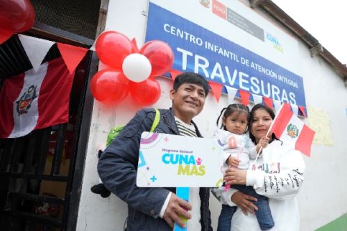 Fiestas Patrias: Krysthel cumple dos añitos el 28 de julio y con una infancia sana. Foto: ANDINA/Difusión.