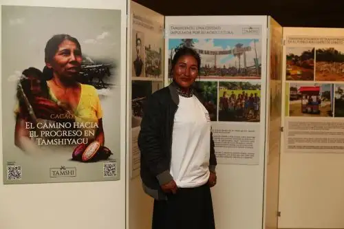 Productora peruana de cacao se hizo presente en el Salón del Cacao y Chocolate 2025. Foto: Cortesía.
