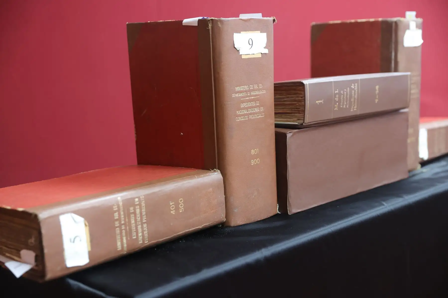 Quince libros históricos de nacionalización, que contienen expedientes de más de 1300 ciudadanos extranjeros que obtuvieron la nacionalidad peruana ante los consejos provinciales, fueron oficialmente declarados Patrimonio Cultural de la Nación por el Ministerio de Cultura . Foto: ANDINA/Melina Mejía