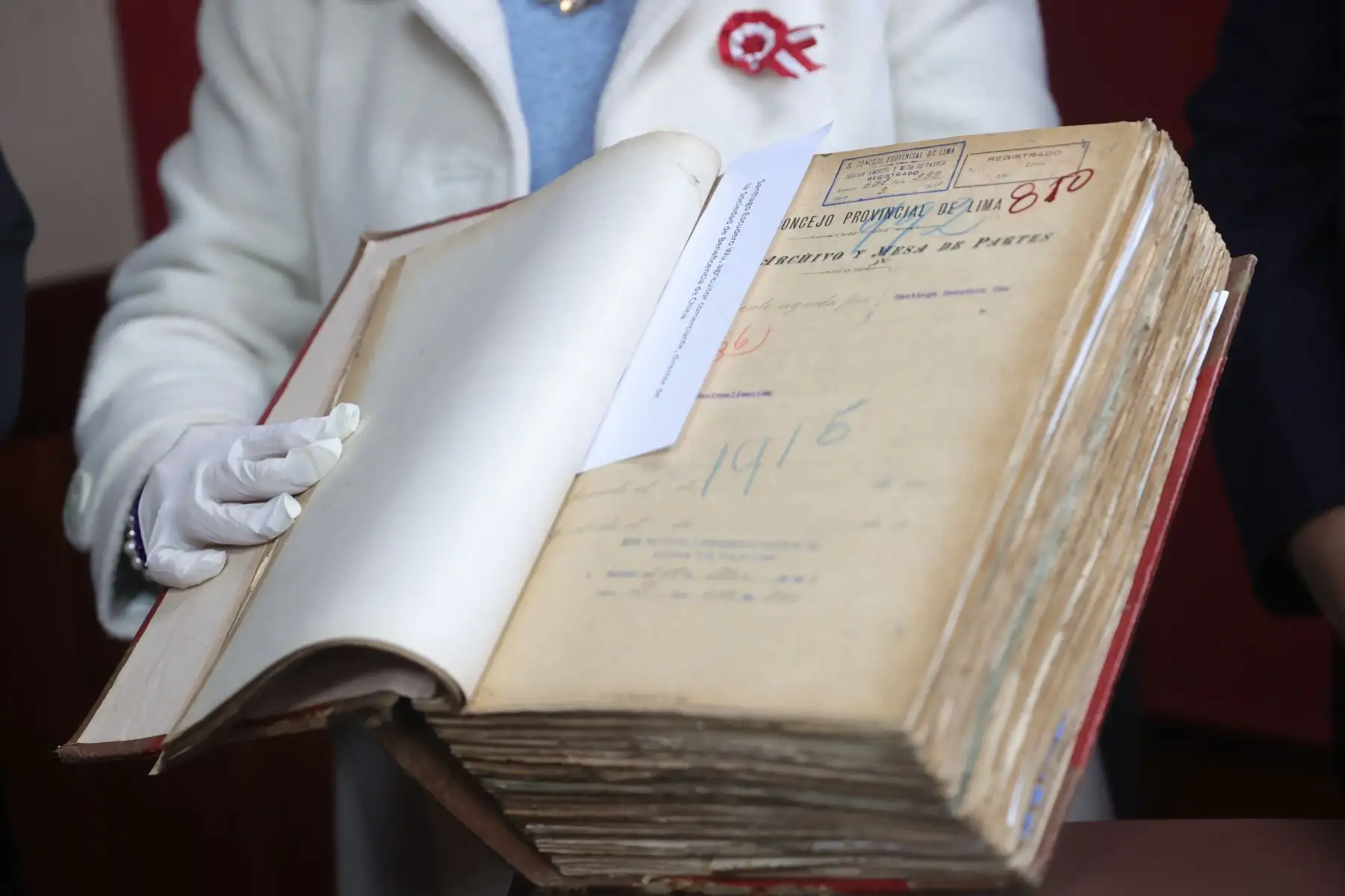 Declaran Patrimonio Cultural de la Nación 15 libros históricos con 1300 expedientes de nacionalización. Foto: ANDINA/Melina Mejía