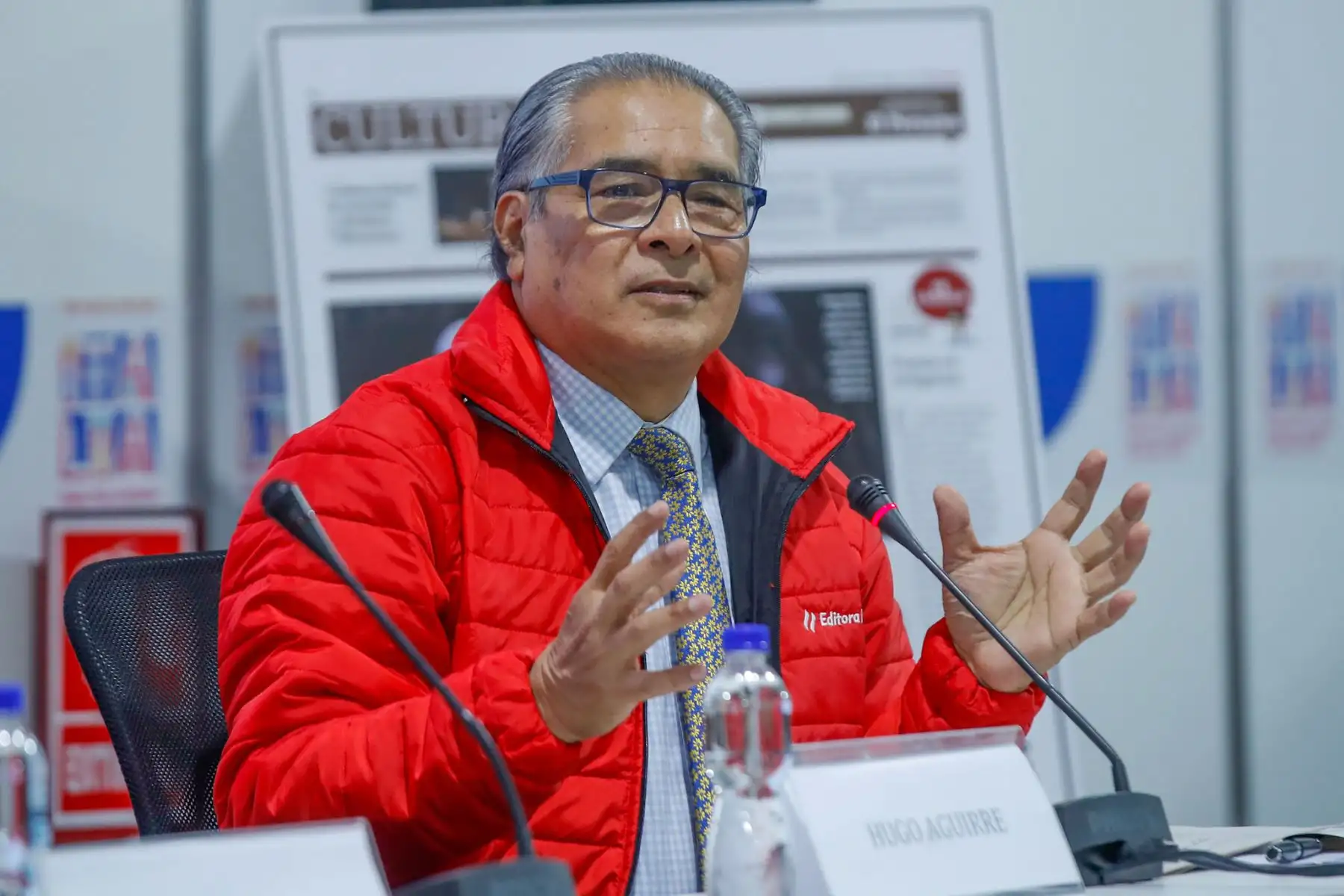 Editora Perú participó en la Feria Internacional del Libro de Lima con el conversatorio “El Peruano 200 años: El rol de los medios públicos en la sociedad”. El evento contó con la participación de Hugo Aguirre, presidente del Directorio de Editora Perú; Félix Paz, director de Medios Periodísticos; y Ricardo Montero, gerente de Publicaciones Oficiales del Diario Oficial El Peruano. Foto: ANDINA/Eddy Ramos