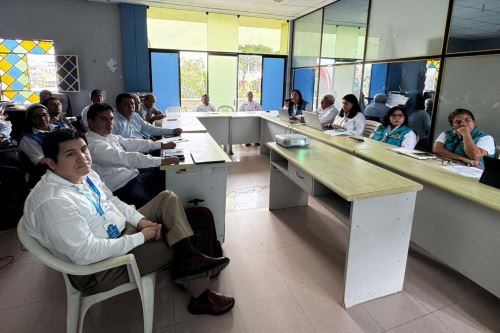 Directivos de Otass presentaron informe técnico a autoridades locales de Tumbes. Foto: ANDINA/Difusión