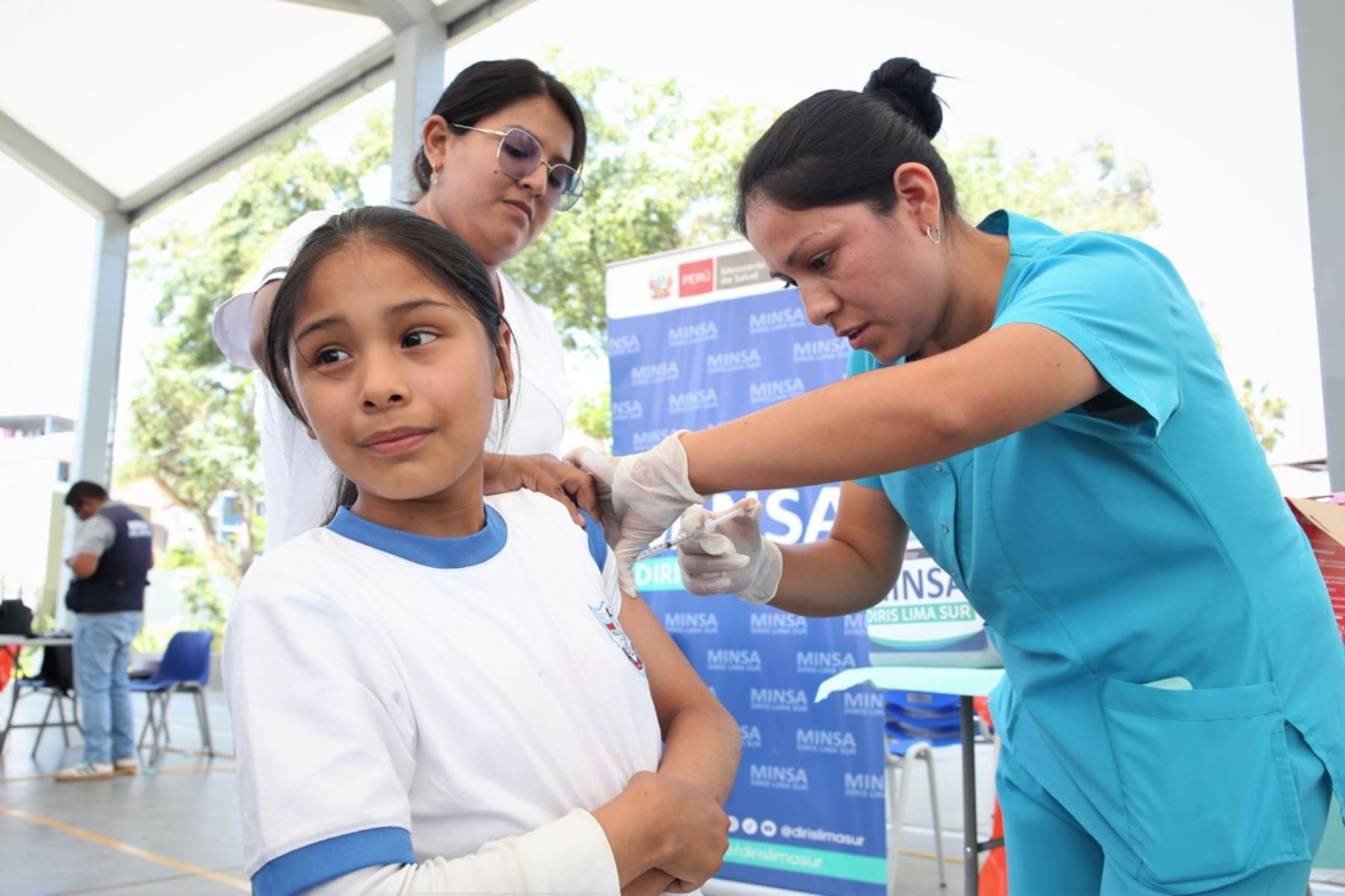 Minsa sobrepasó el 100 % de cobertura en vacunación contra el VPH. Foto: ANDINA/Difusión.