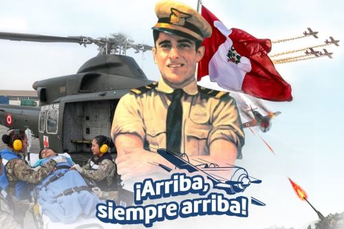 Hoy 23 de julio se conmemora en todo el país el Día de la Fuerza Aérea del Perú (FAP), fecha que recuerda el sacrificio del héroe nacional José Abelardo Quiñones González. Foto: ANDINA/Difusión.