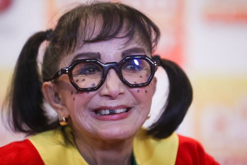 María Antonieta de las Nieves, "La Chilindrina", se encuentra en el Perú para realizar una serie de actuaciones