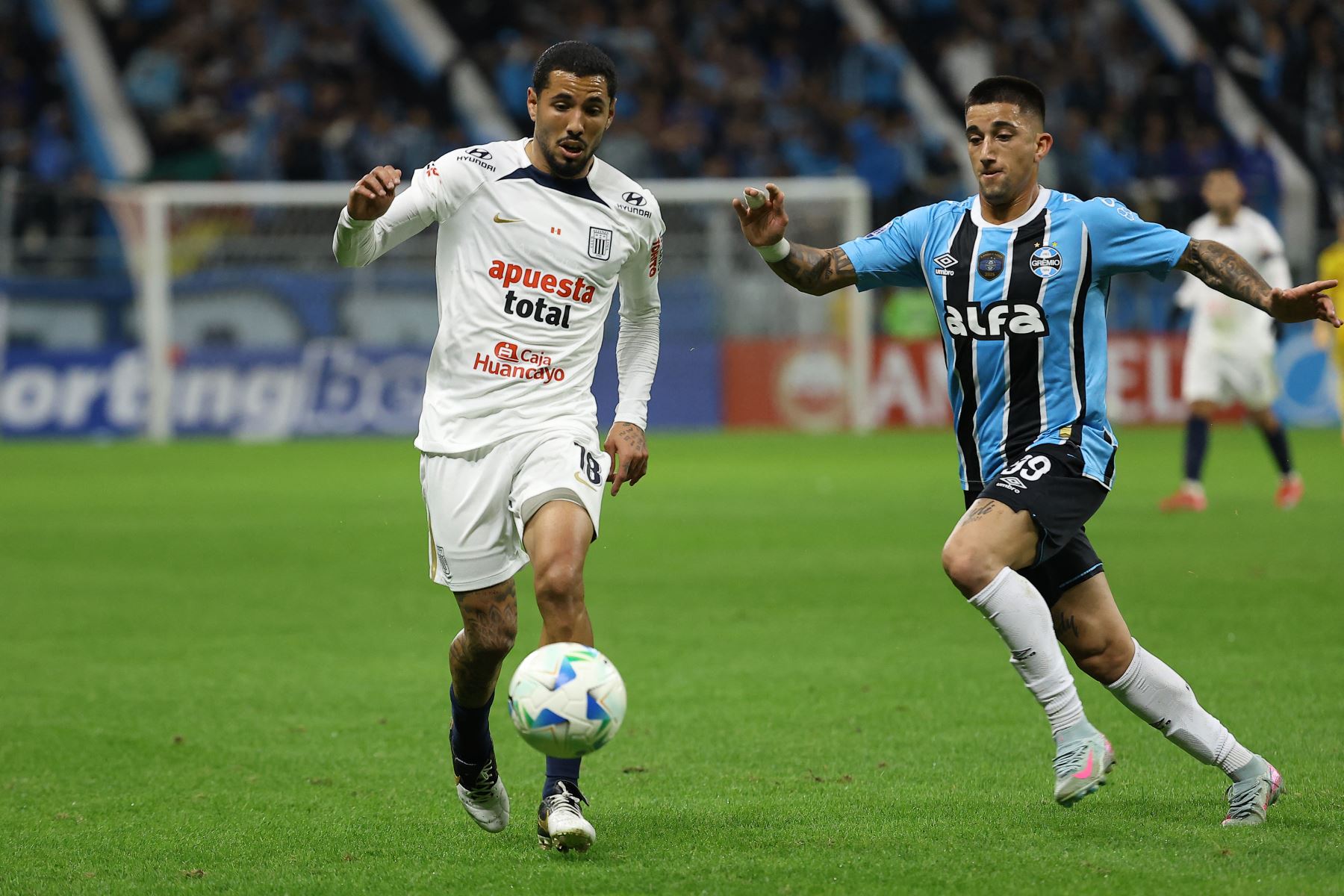 Alianza Lima eliminó a Gremio de Porto Alegre. Foto: AFP