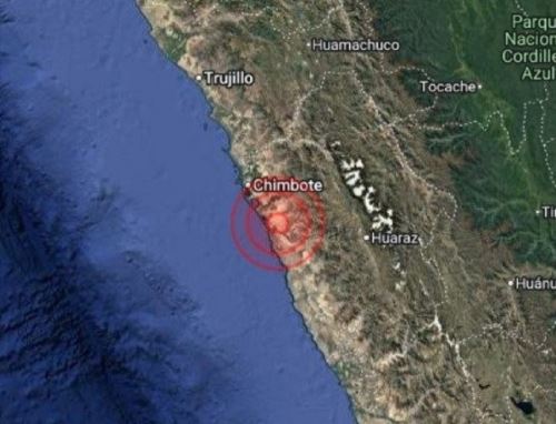 Un temblor de magnitud 3.8 se registró esta madrugada cerca de la ciudad de Casma, en Áncash.