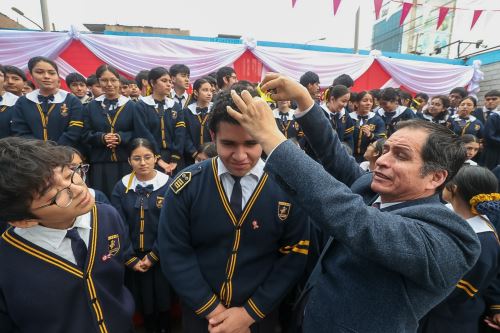 Un total de 97 estudiantes del colegio Juan Pablo Peregrino de Carabayllo, en Lima norte, lograron ingresar a la Universidad Nacional del Callao (Unac), que el último domingo 20 de julio realizó su examen de admisión. Foto: ANDINA/Juan Carlos Guzmán Negrini