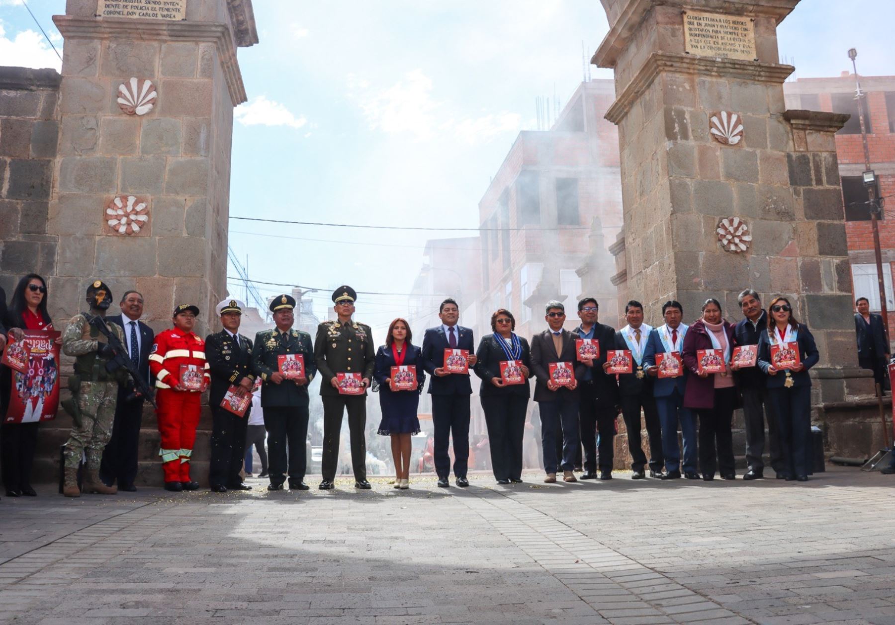 Con la ceremonia de lanzamiento de actividades conmemorativas por Fiestas Patrias, Puno inició las actividades festivas por el aniversario de la Independencia de Perú. Foto: ANDINA/difusión.